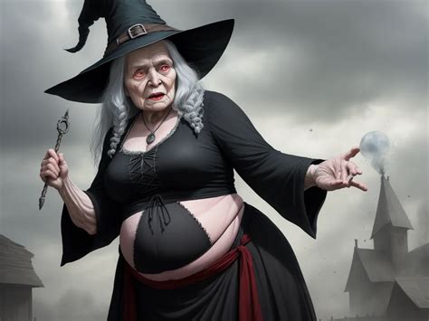 Cruel elderly witch